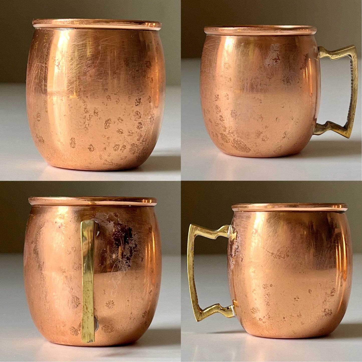 Genuine Copper Mini Moscow Mule Mugs